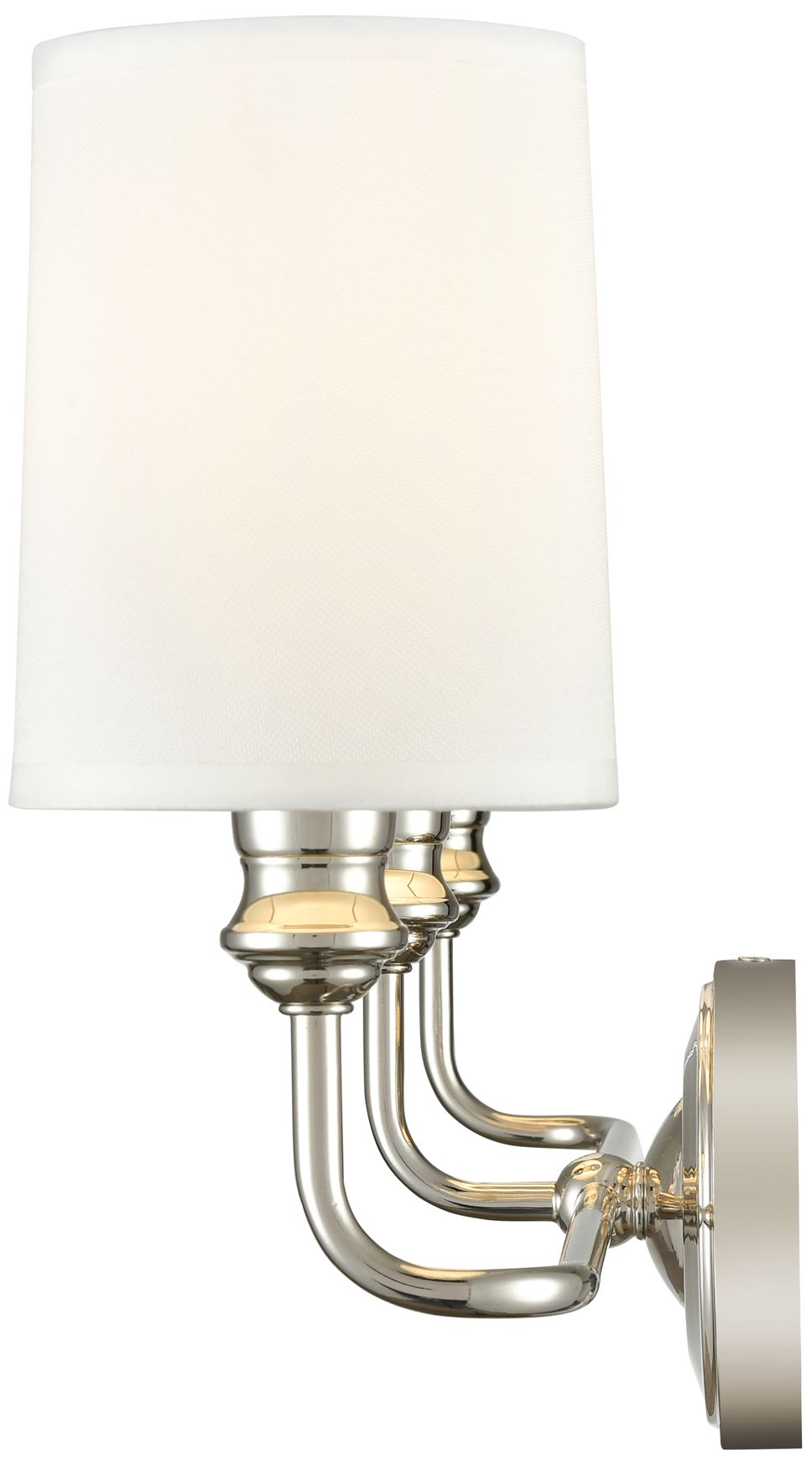 Image 4 Millennium Lighting Leena 3-Light Vanity Light in Polished Nickel more views