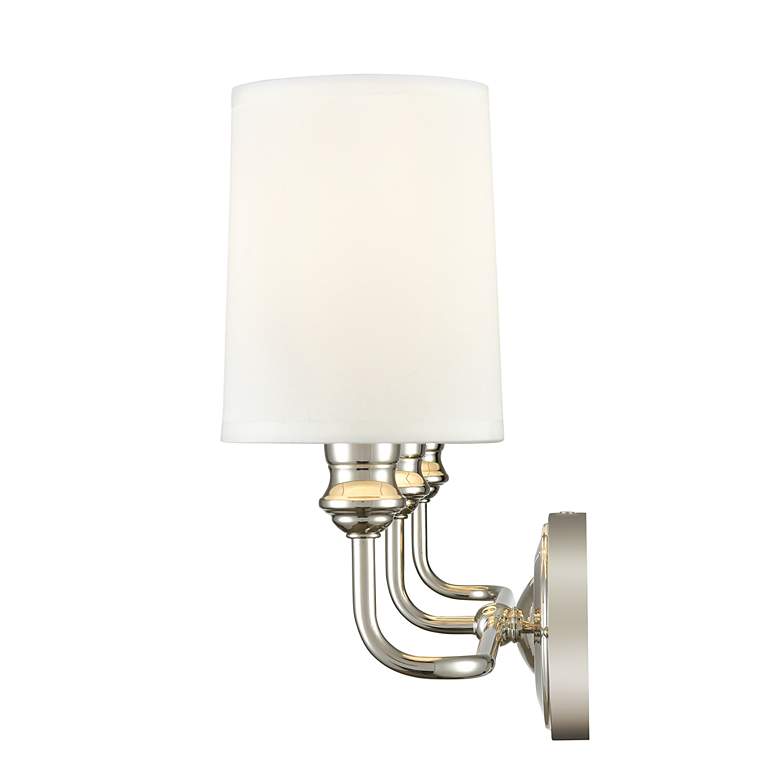 Image 4 Millennium Lighting Leena 3-Light Vanity Light in Polished Nickel more views