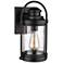 Millennium Lighting Livingston 1-Light Outdoor Wall Sconce in Black