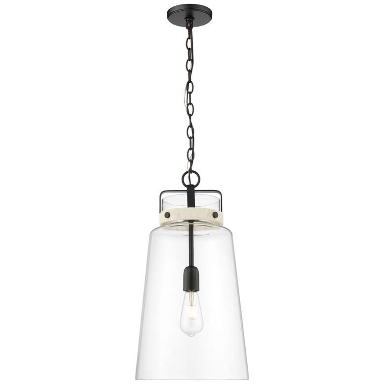 Image 1 Millennium Lighting Lolla 1-Light Pendant in Matte Black