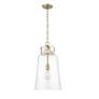 Thumbnail3 of Millennium Lighting Lolla 1-Light Pendant in Vintage Brass more views