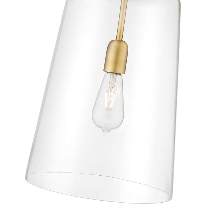 Image 6 Millennium Lighting Lolla 1-Light Pendant in Vintage Brass more views