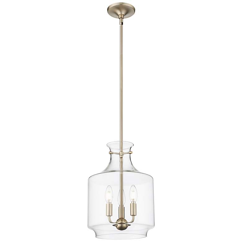 Image 2 Millennium Lighting Mahannah 3-Light Pendant in Modern Gold more views