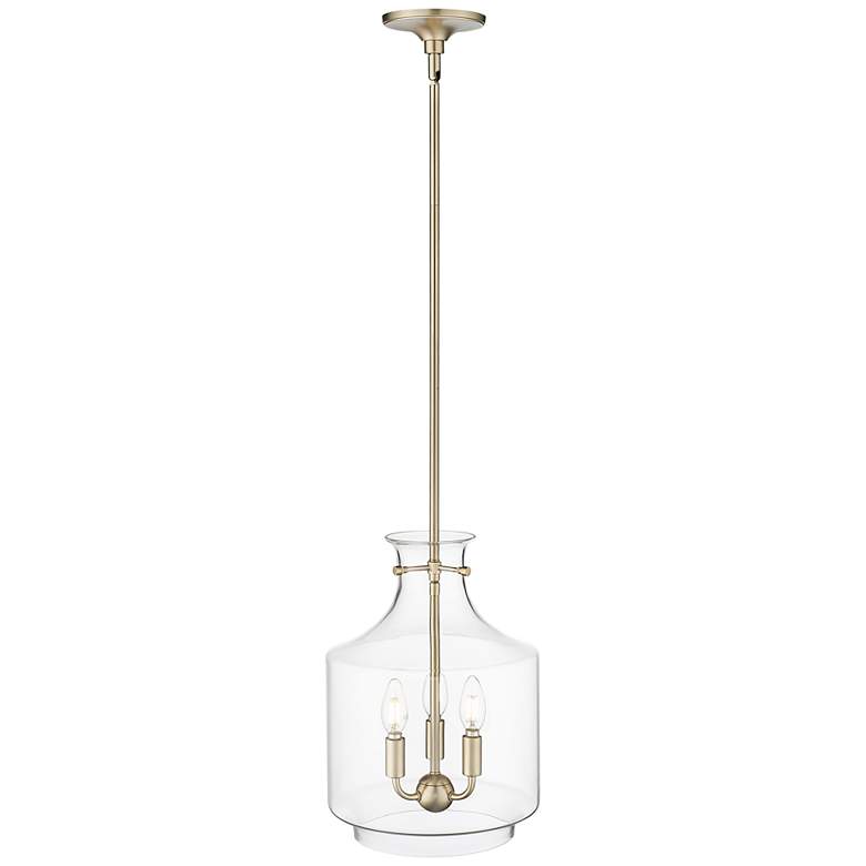 Image 4 Millennium Lighting Mahannah 3-Light Pendant in Modern Gold more views