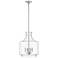 Millennium Lighting Mahannah 4-Light Pendant in Brushed Nickel