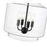 5_Millennium Lighting Mahannah 4-Light Pendant in Matte Black more views