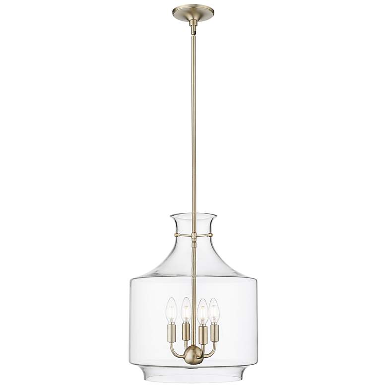 Image 1 Millennium Lighting Mahannah 4-Light Pendant in Modern Gold