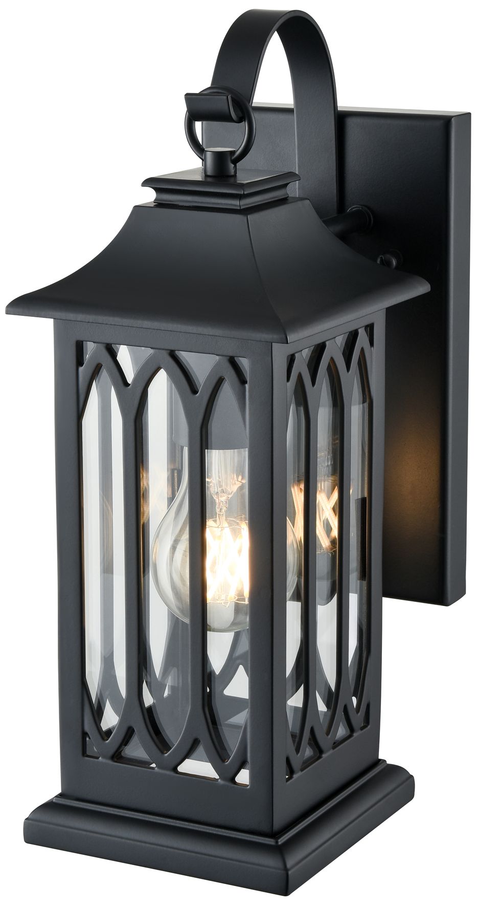 Image 4 Millennium Lighting Mallorey 1-Light Outdoor Wall Sconce in Black more views