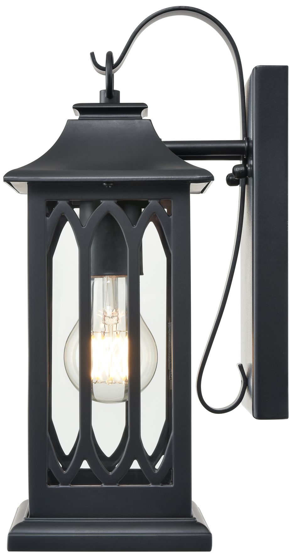 Image 5 Millennium Lighting Mallorey 1-Light Outdoor Wall Sconce in Black more views