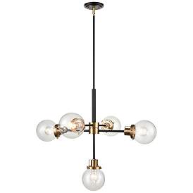 Image1 of Millennium Lighting Mellrosa 5 Light Pendant Fixture in Modern Gold