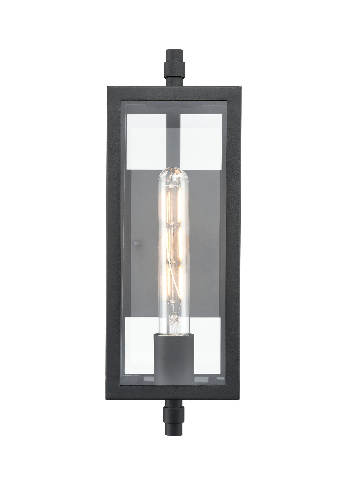 Image 2 Millennium Lighting Messi 1-Light Textured Black Outdoor Wall Sconce more views