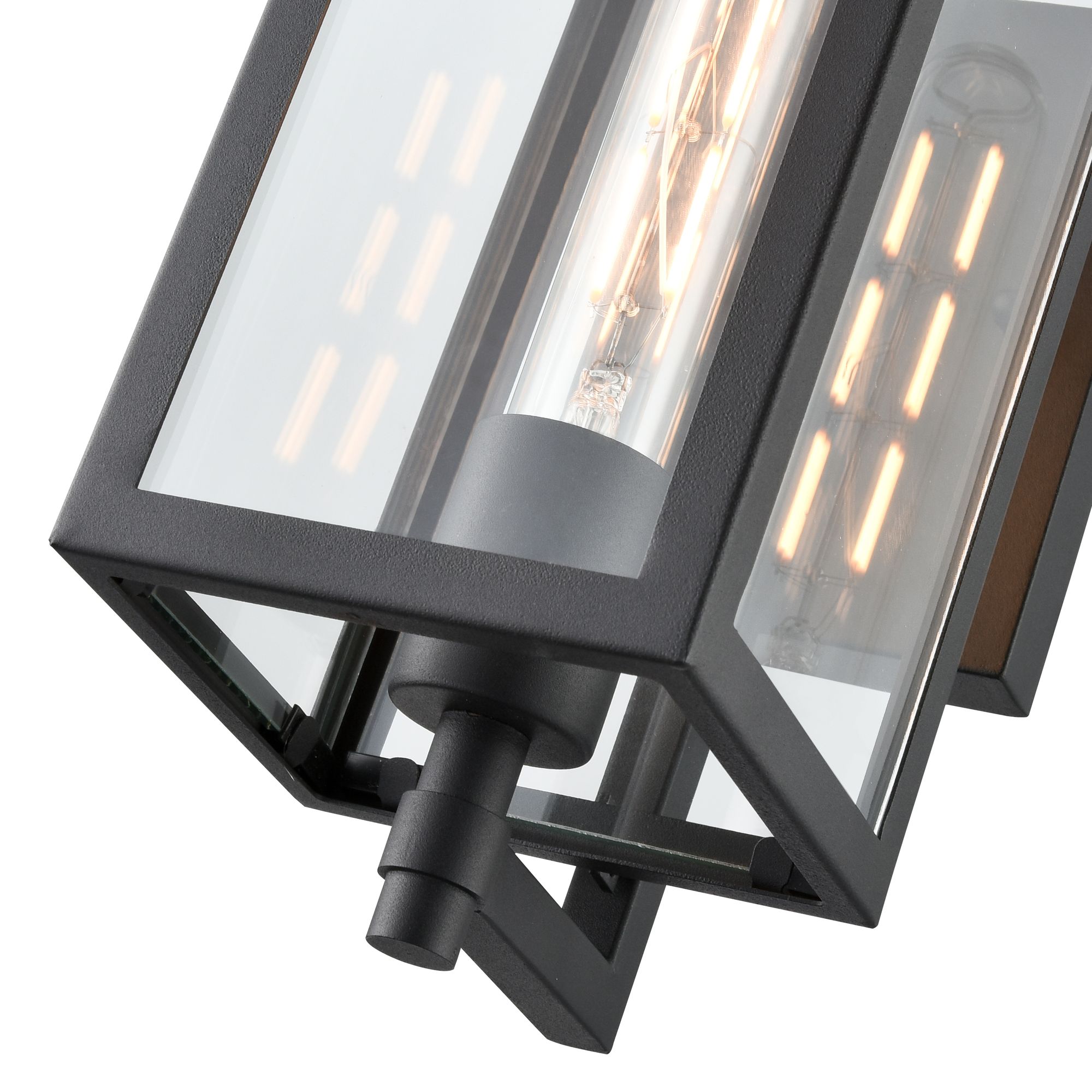 Image 5 Millennium Lighting Messi 1-Light Textured Black Outdoor Wall Sconce more views