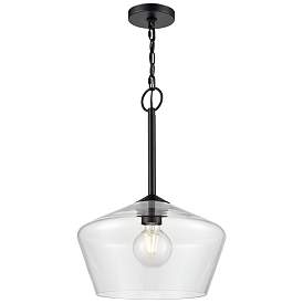 Image1 of Millennium Lighting Morbelle 1-Light Pendant in Matte Black