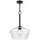 Millennium Lighting Morbelle 1-Light Pendant in Matte Black