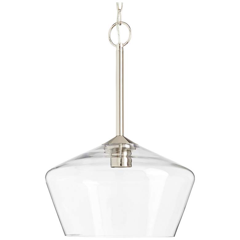 Image 1 Millennium Lighting Morbelle 1-Light Pendant in Polished Nickel