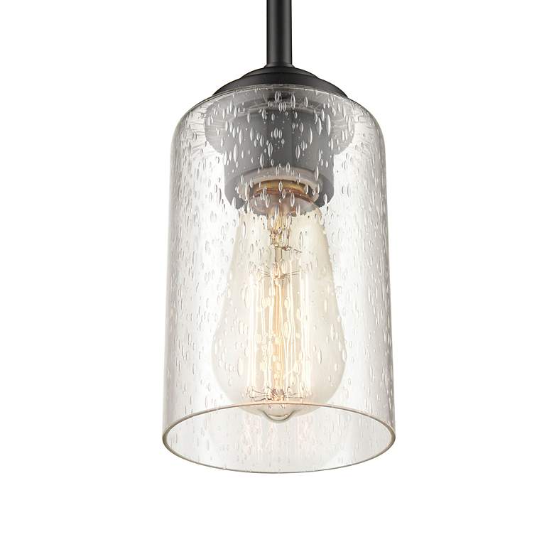 Image 3 Millennium Lighting Moven 1 Light Mini-Pendant Fixture in Matte Black more views