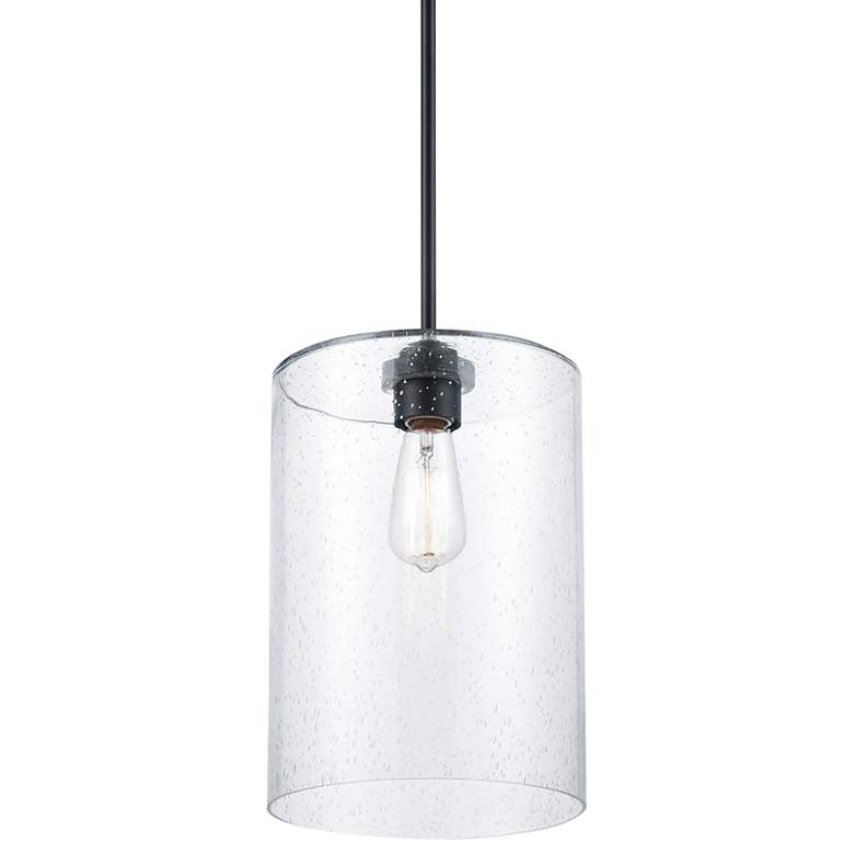 Image 1 Millennium Lighting Moven 1 Light Mini-Pendant Fixture in Matte Black