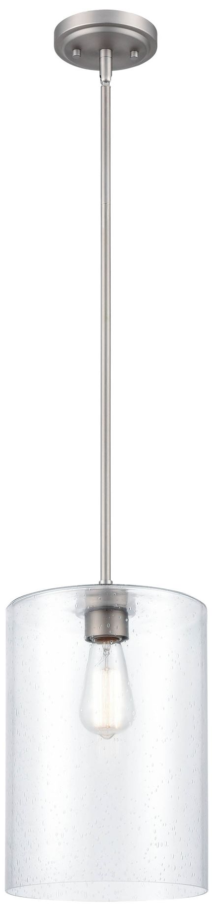Millennium Lighting Moven 1 Light Mini-Pendant Fixture in Satin Nickel