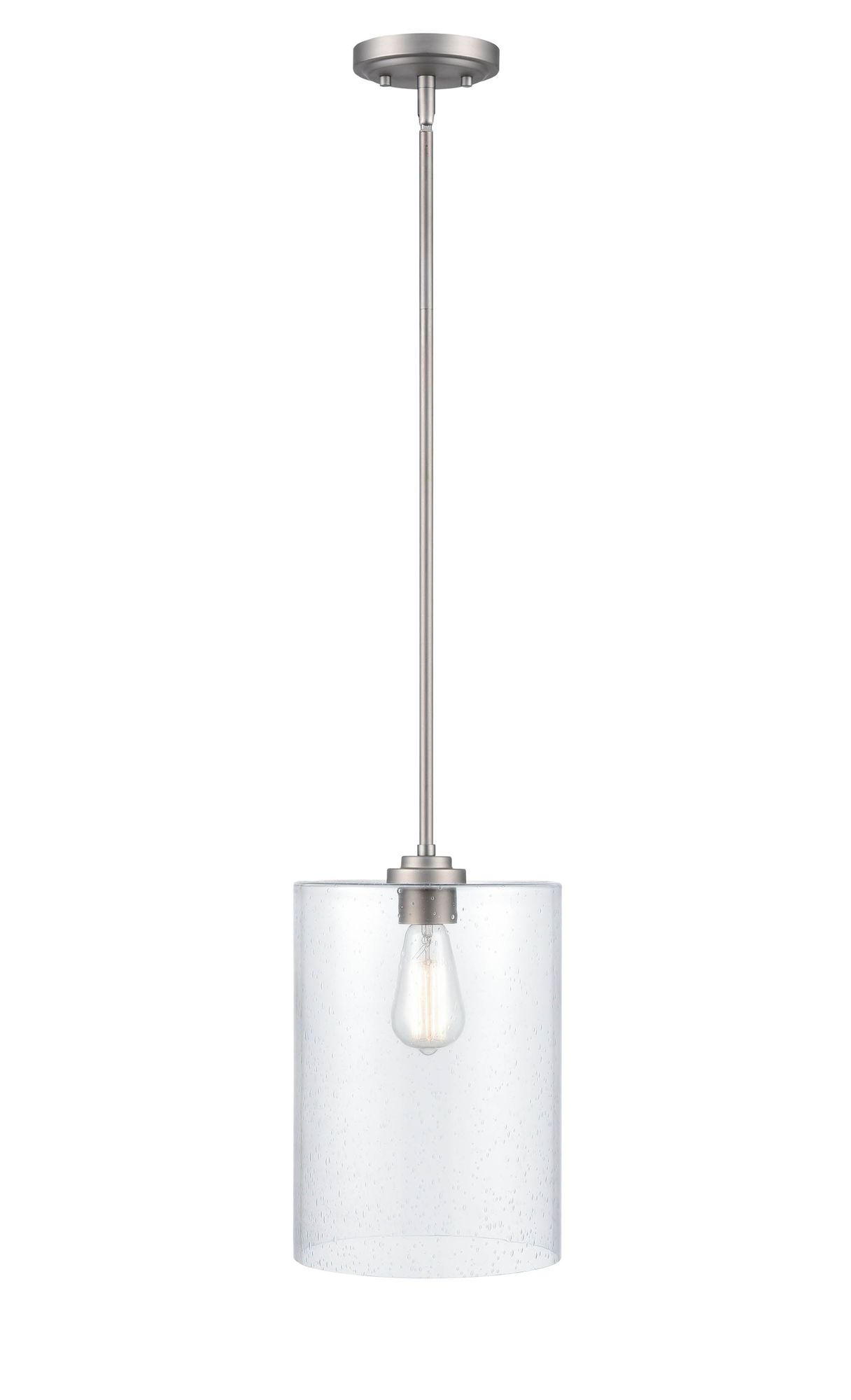 Image 3 Millennium Lighting Moven 1 Light Mini-Pendant Fixture in Satin Nickel more views