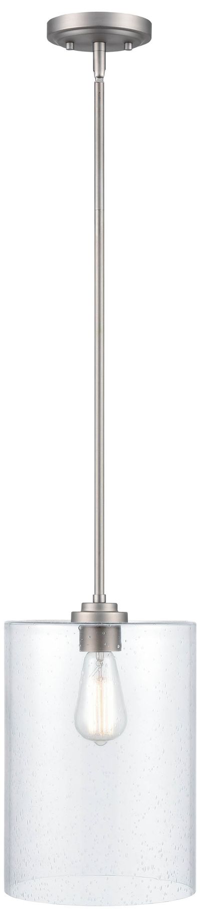 Image 3 Millennium Lighting Moven 1 Light Mini-Pendant Fixture in Sating Nickel more views