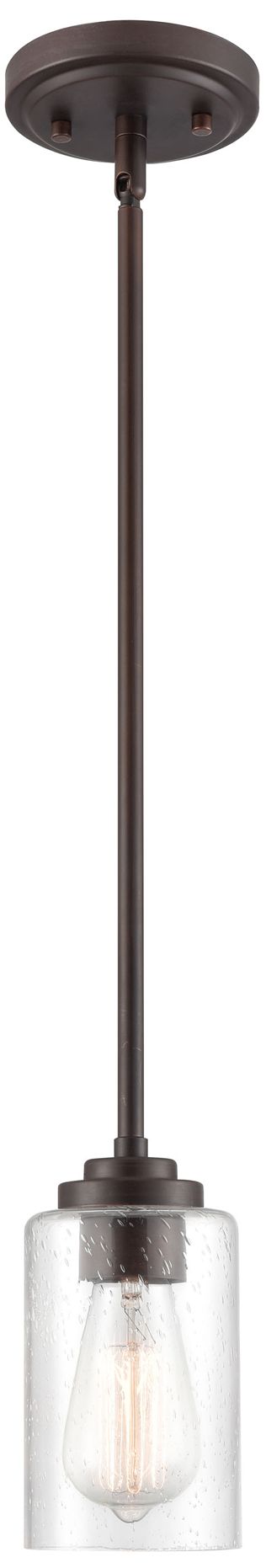 Image 3 Millennium Lighting Moven 1 Light Mini-Pendant Fixture Rubbed Bronze more views
