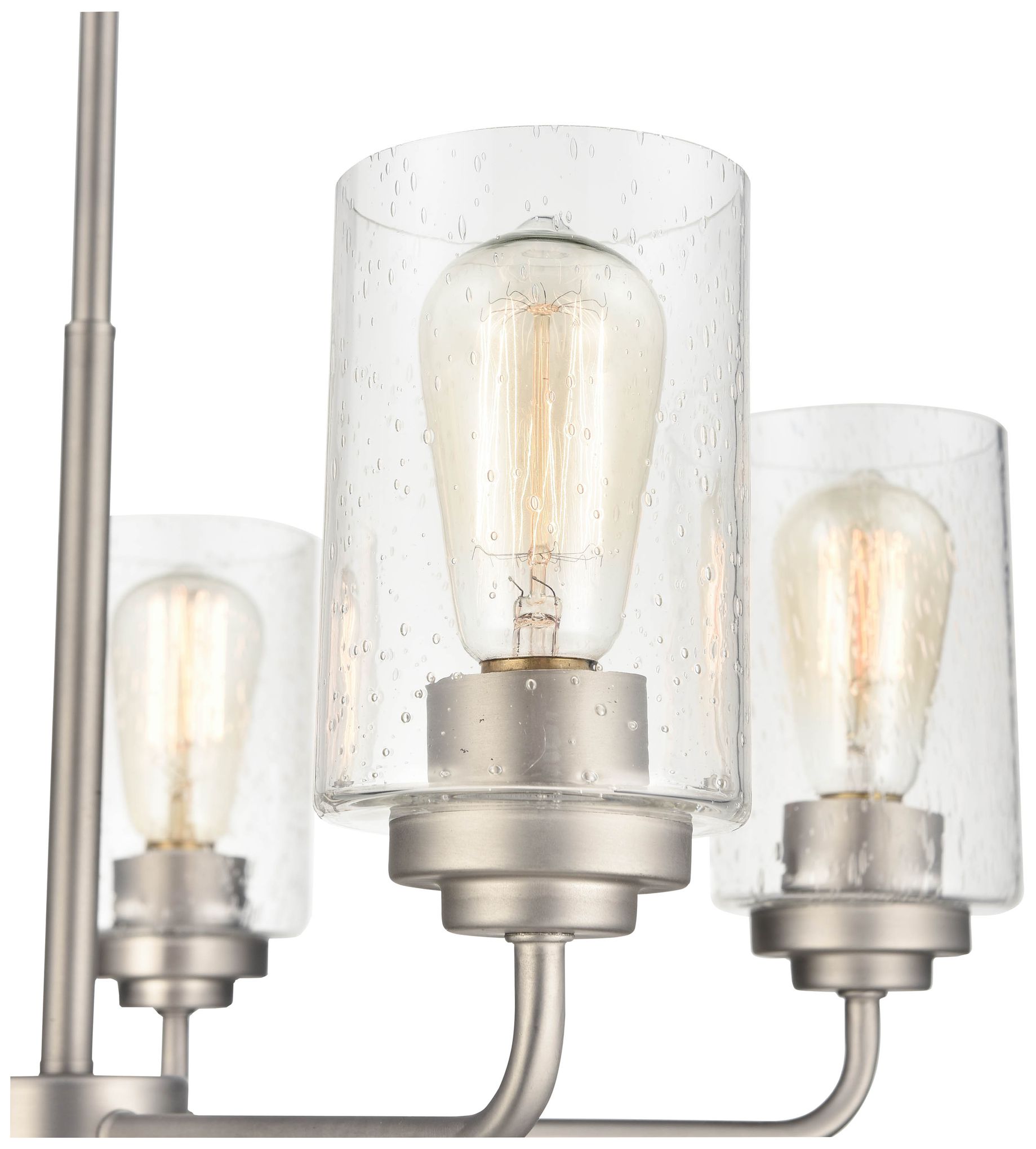 Image 4 Millennium Lighting Moven 5 Light Chandelier Fixture in Satin Nickel more views