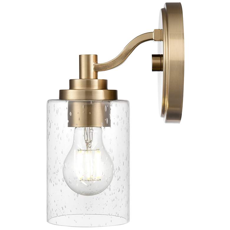 Image 3 Millennium Lighting Moven 9.75 Inch High 1-Light Sconce in Modern Gold more views