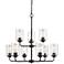 Millennium Lighting Moven 9 Light Chandelier Rubbed Bronze