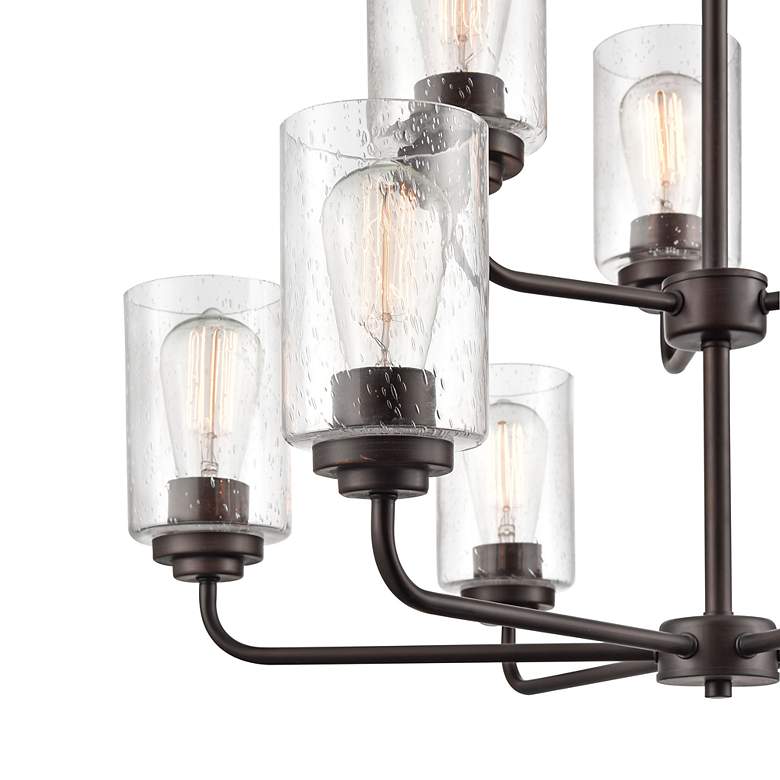Image 3 Millennium Lighting Moven 9 Light Chandelier Rubbed Bronze more views