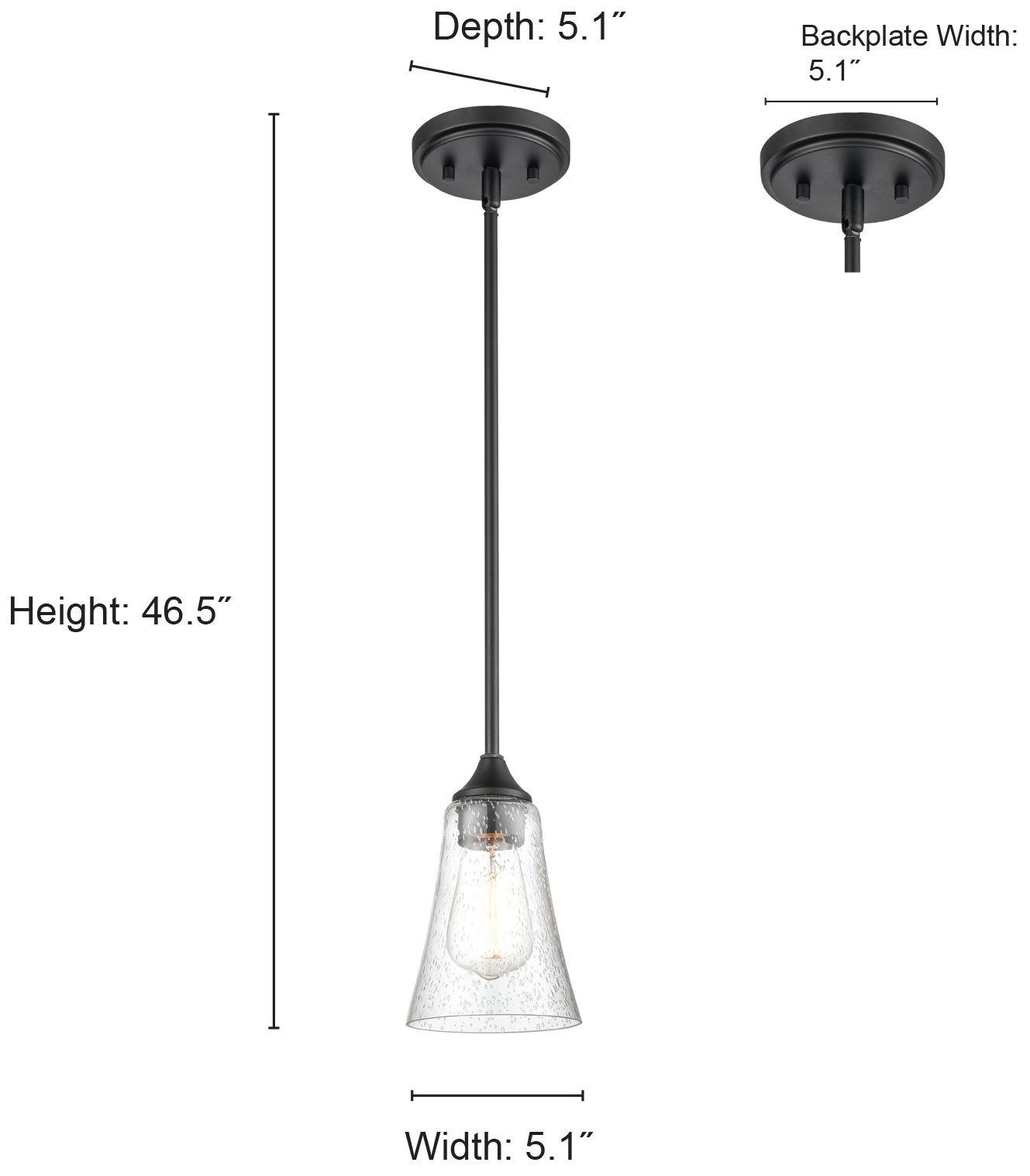 Image 2 Millennium Lighting Natalie 1 Light Mini-Pendant light more views