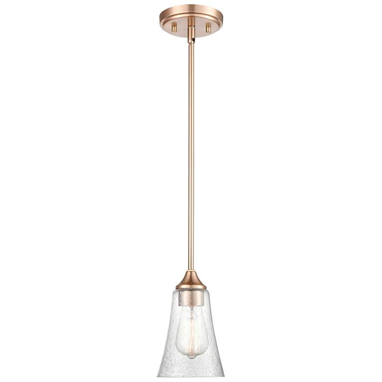 Image 2 Millennium Lighting Natalie 1 Light Pendant Fixture in Modern Gold more views