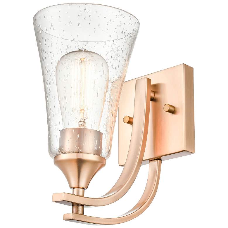 Image 1 Millennium Lighting Natalie 1 Light Wall Sconce in Modern Gold