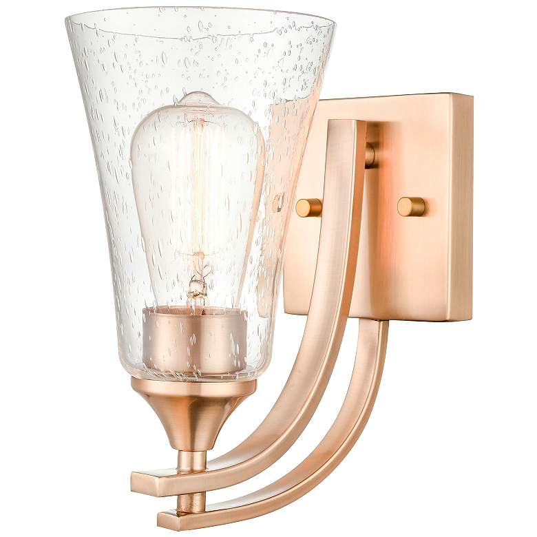 Image 2 Millennium Lighting Natalie 1 Light Wall Sconce in Modern Gold more views
