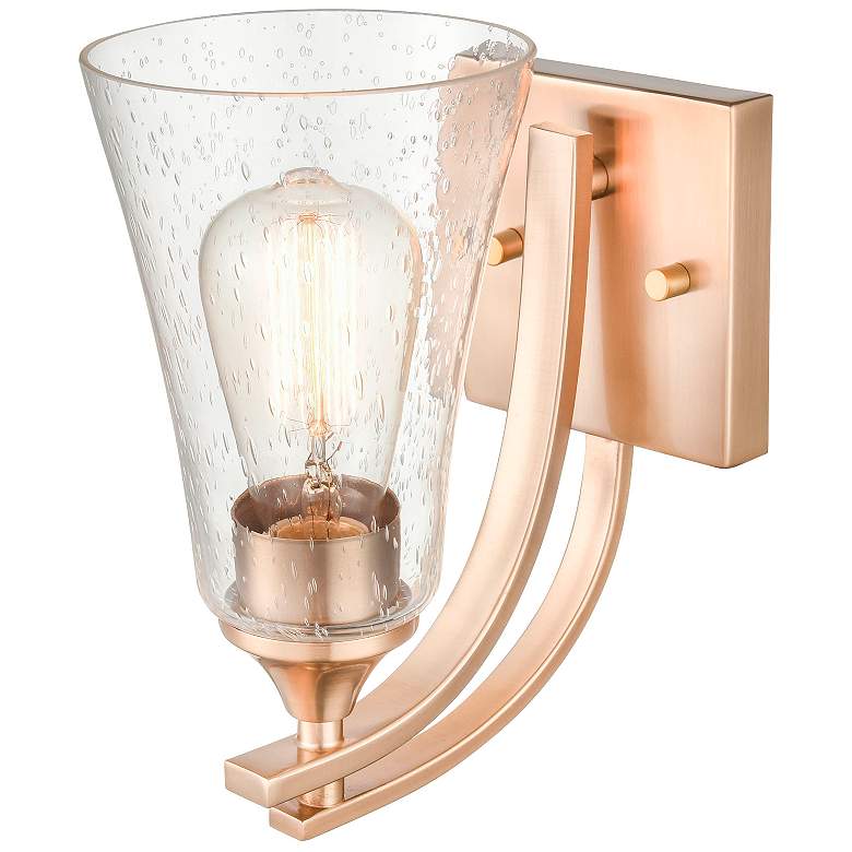 Image 3 Millennium Lighting Natalie 1 Light Wall Sconce in Modern Gold more views