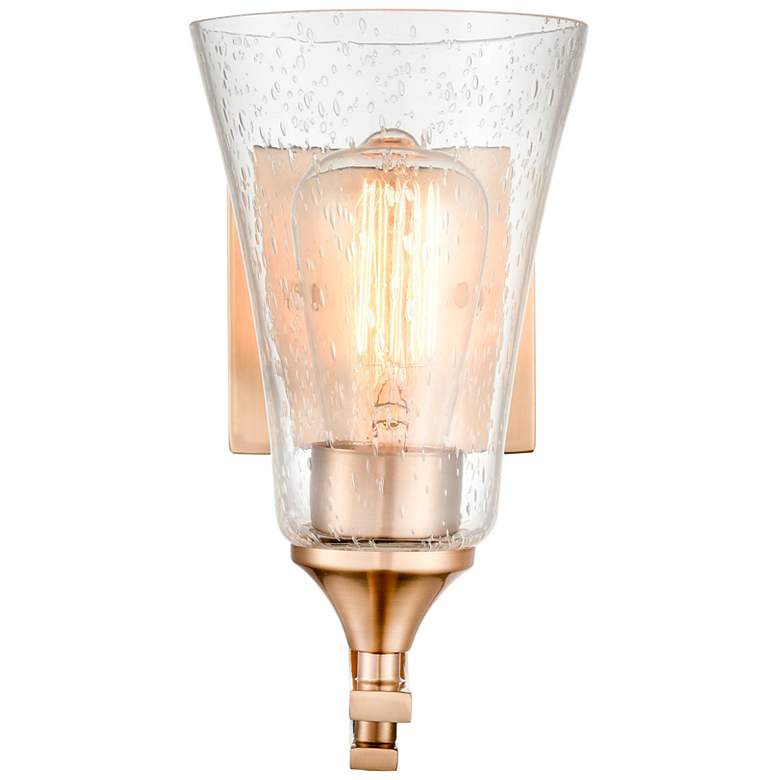 Image 4 Millennium Lighting Natalie 1 Light Wall Sconce in Modern Gold more views