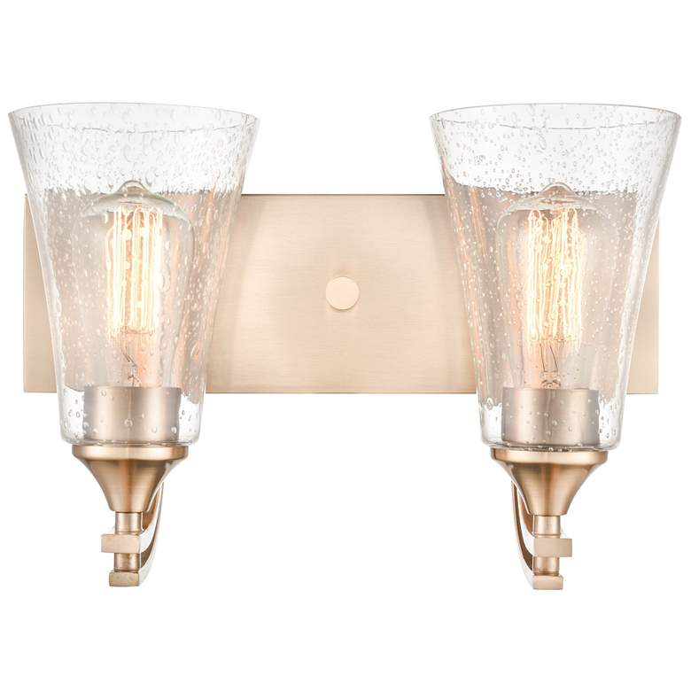 Image 1 Millennium Lighting Natalie 2 Light Vanity Fixture in Modern Gold