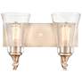 Millennium Lighting Natalie 2 Light Vanity Fixture in Modern Gold