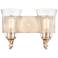 Millennium Lighting Natalie 2 Light Vanity Fixture in Modern Gold