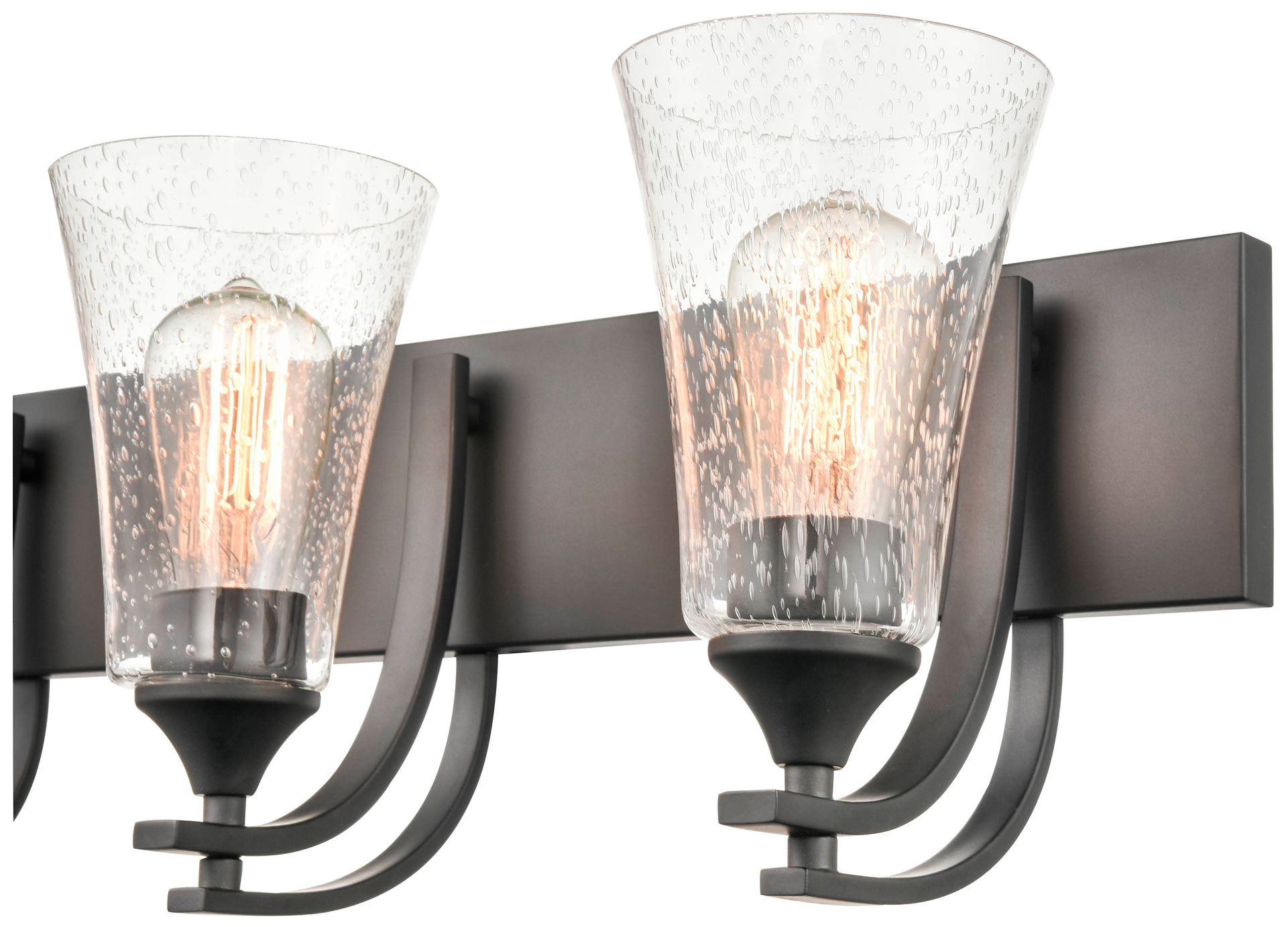 Image 3 Millennium Lighting Natalie 3 Light Vanity Fixture in Matte Black more views