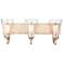 Millennium Lighting Natalie 3 Light Vanity Fixture in Modern Gold