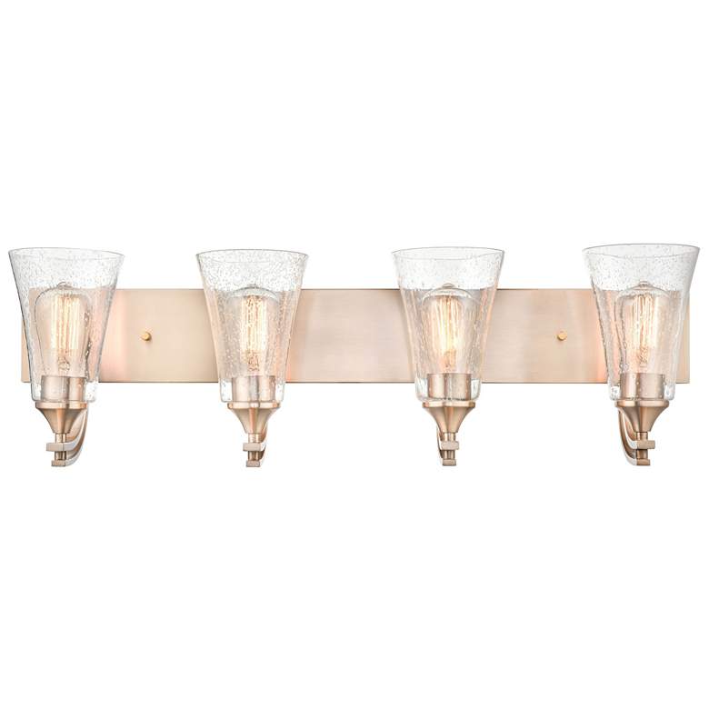 Image 1 Millennium Lighting Natalie 4 Light Vanity Fixture in Modern Gold