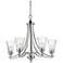 Millennium Lighting Natalie 5 Light Chandelier Fixture Satin Nickel