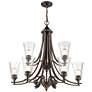 Millennium Lighting Natalie 9 Light Chandelier Fixture Rubbed Bronze