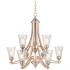 Millennium Lighting Natalie 9 Light Chandelier Light in Modern Gold