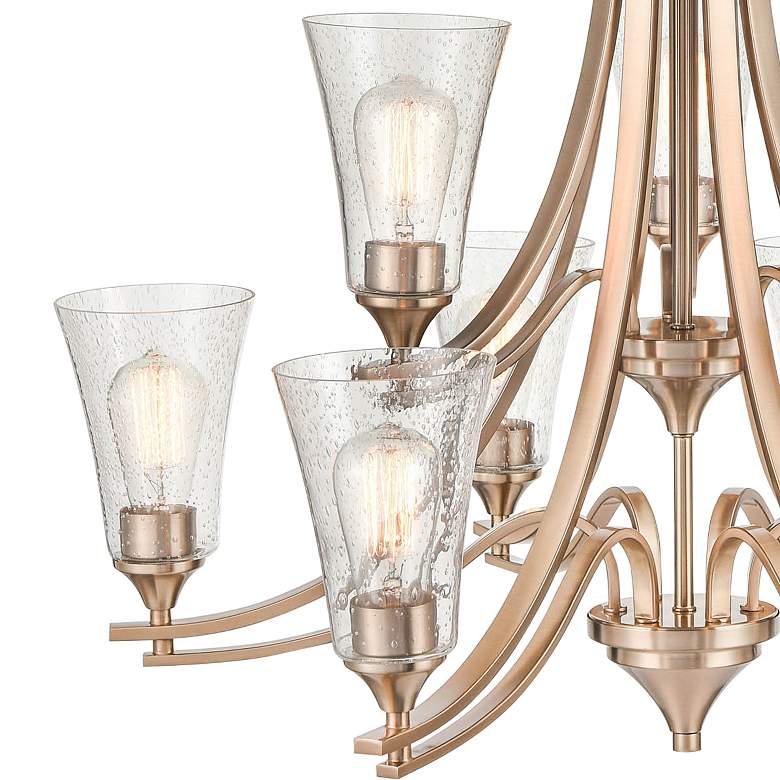 Image 3 Millennium Lighting Natalie 9 Light Chandelier Light in Modern Gold more views