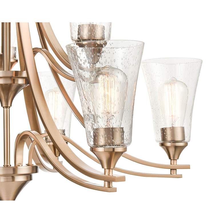 Image 4 Millennium Lighting Natalie 9 Light Chandelier Light in Modern Gold more views