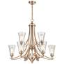 5_Millennium Lighting Natalie 9 Light Chandelier Light in Modern Gold more views