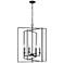 Millennium Lighting Nellis 4 Light 30" Pendant Fixture in Matte Black