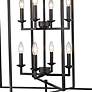 3_Millennium Lighting Nellis 8 Light 36" Pendant Fixture in Matte Black more views
