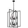 4_Millennium Lighting Nellis 8 Light 36" Pendant Fixture in Matte Black more views